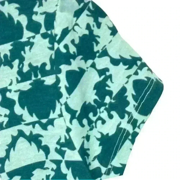 LuLaRoe Girl's Fit & Flare Dress Size 12 Green Short Sleeve Casual - Picture 2 of 7